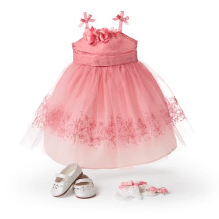 Maryellen’s™ Pretty Pink Dress for 18-inch Dolls (Historical Characters)